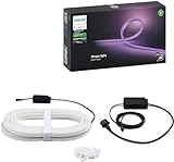 Philips Hue White & Color Ambiance Outdoor Lightstrip (5 m),...
