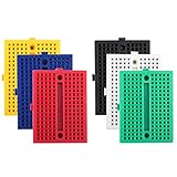 ELEGOO Steckbrett 6er Set 170 Tie Points Mini Breadboard Kit...