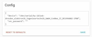 hass.io RaspBee ZigBee Gateway Config