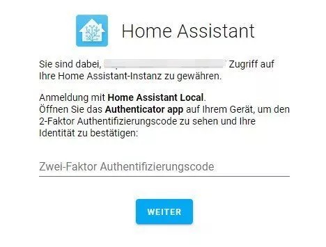 Home Assistant absichern mit 2FA