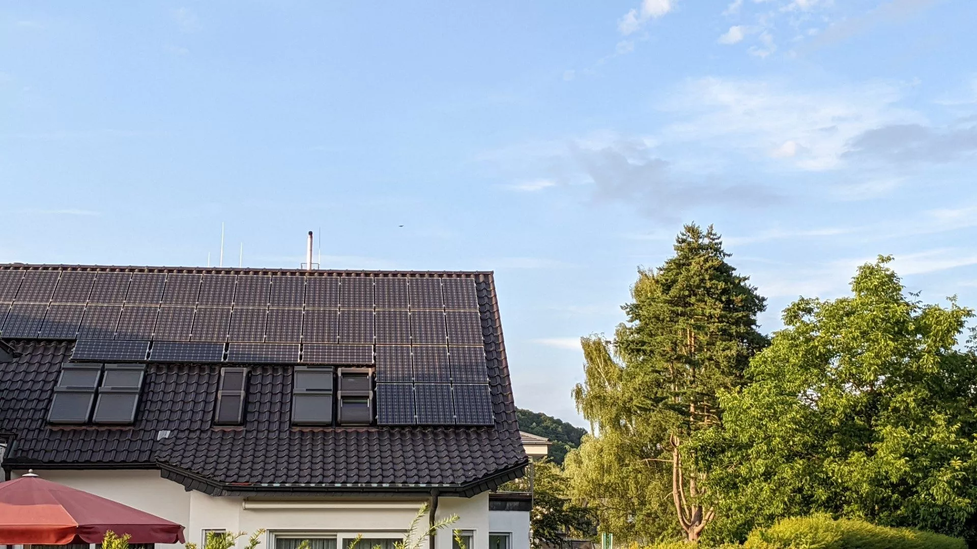 Photovoltaikanlage auf dem Dach