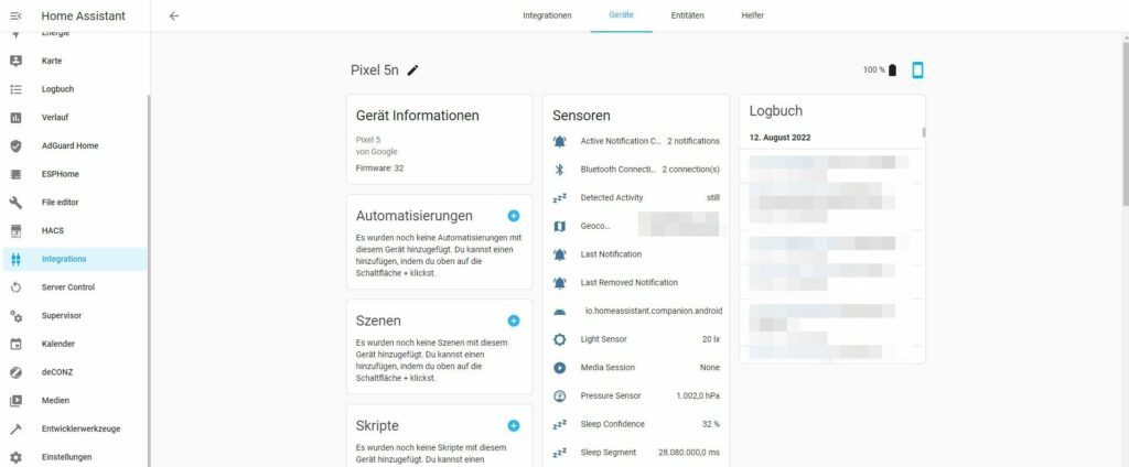 Home Assistant Android App Erkl rt Smarterkram de