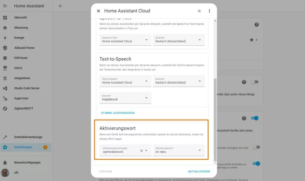 Home Assistant Sprachsteuerung mit dem M5Stack Atom Echo