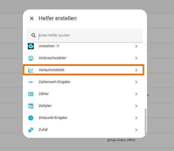 Nutze History Stats in Home Assistant für detaillierte Analysen Verlaufsstatistik bzw. History Stats in Home Assistant