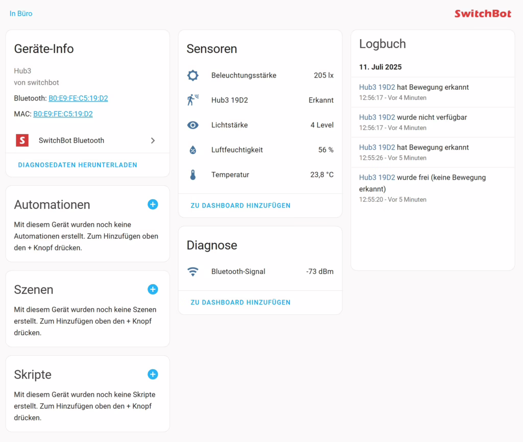 SwitchBot Hub 3 – Zentrale Steuerung mit Matter‑Anbindung