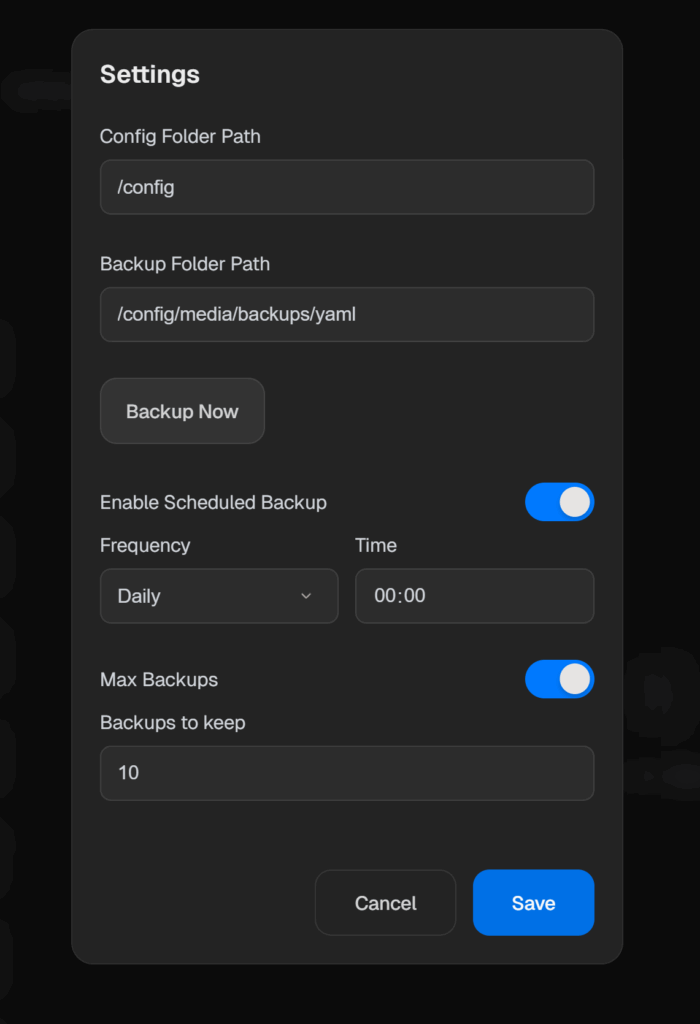 Home Assistant Time Machine
