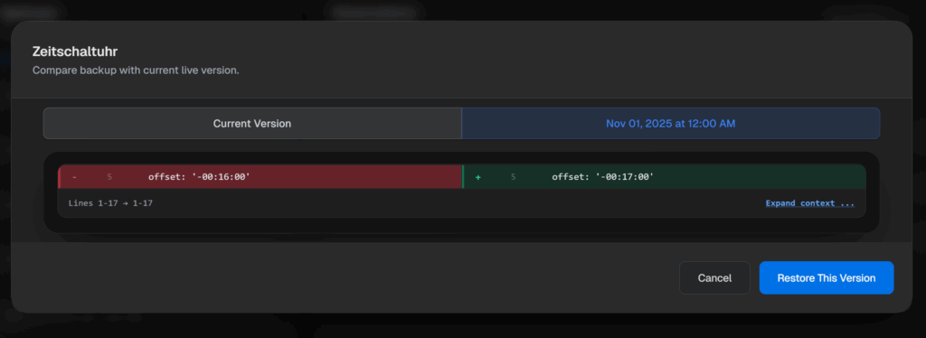 Home Assistant Time Machine