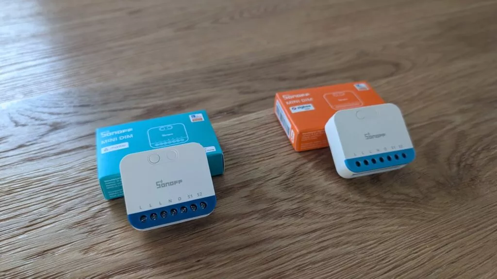 SONOFF Mini Dim mit Matter oder Zigbee