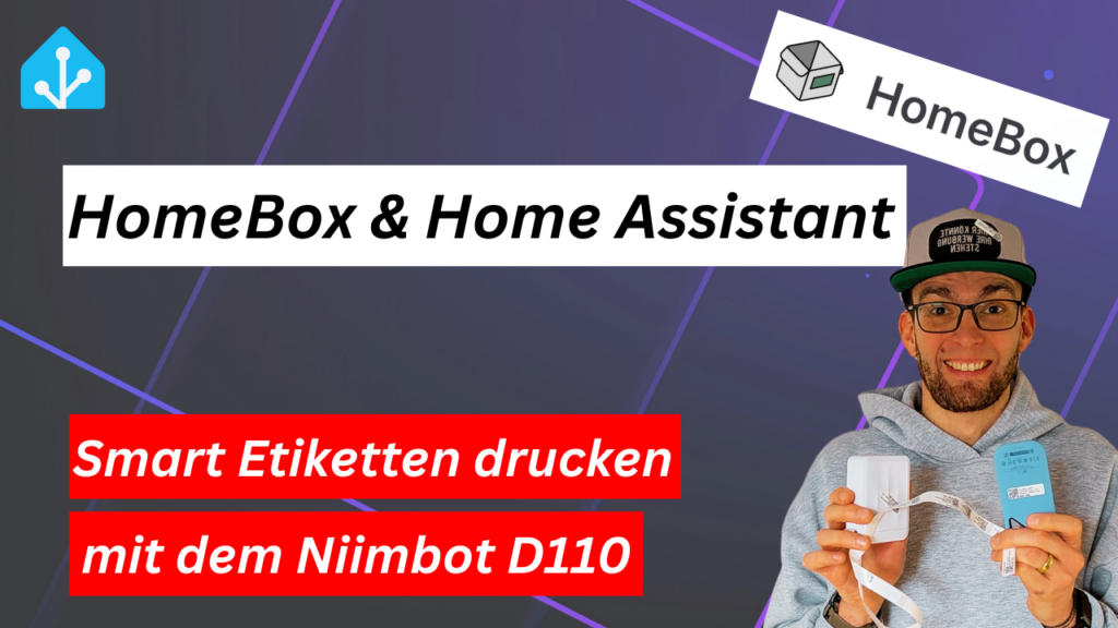 Homebox & Home Assistant: Smarte Etiketten drucken mit dem Niimbot D110