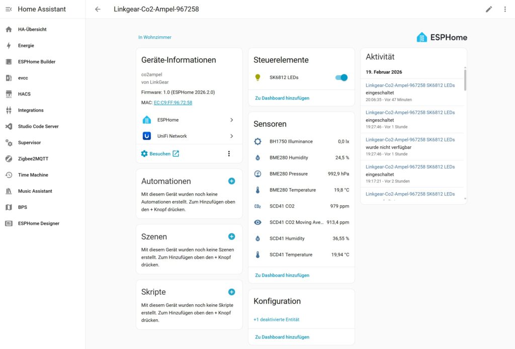 Schluss mit dicker Luft: Die LinkGear CO2-Ampel