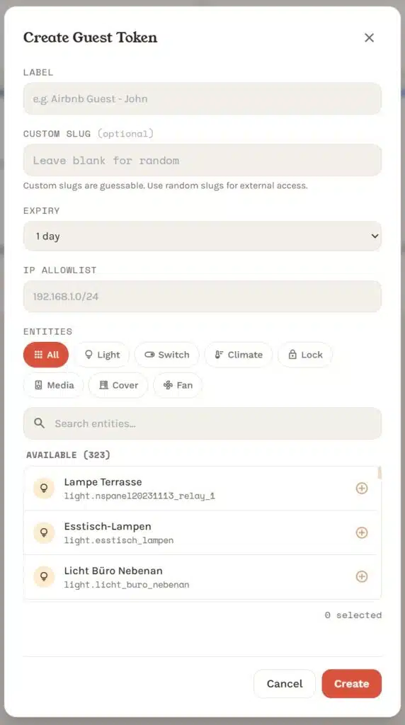 Der perfekte Gast-Zugang für Home Assistant: So steuern Besucher dein Smart Home sicher und einfac Erstellen eines neuen Gäste-Zugangs (Tokens)