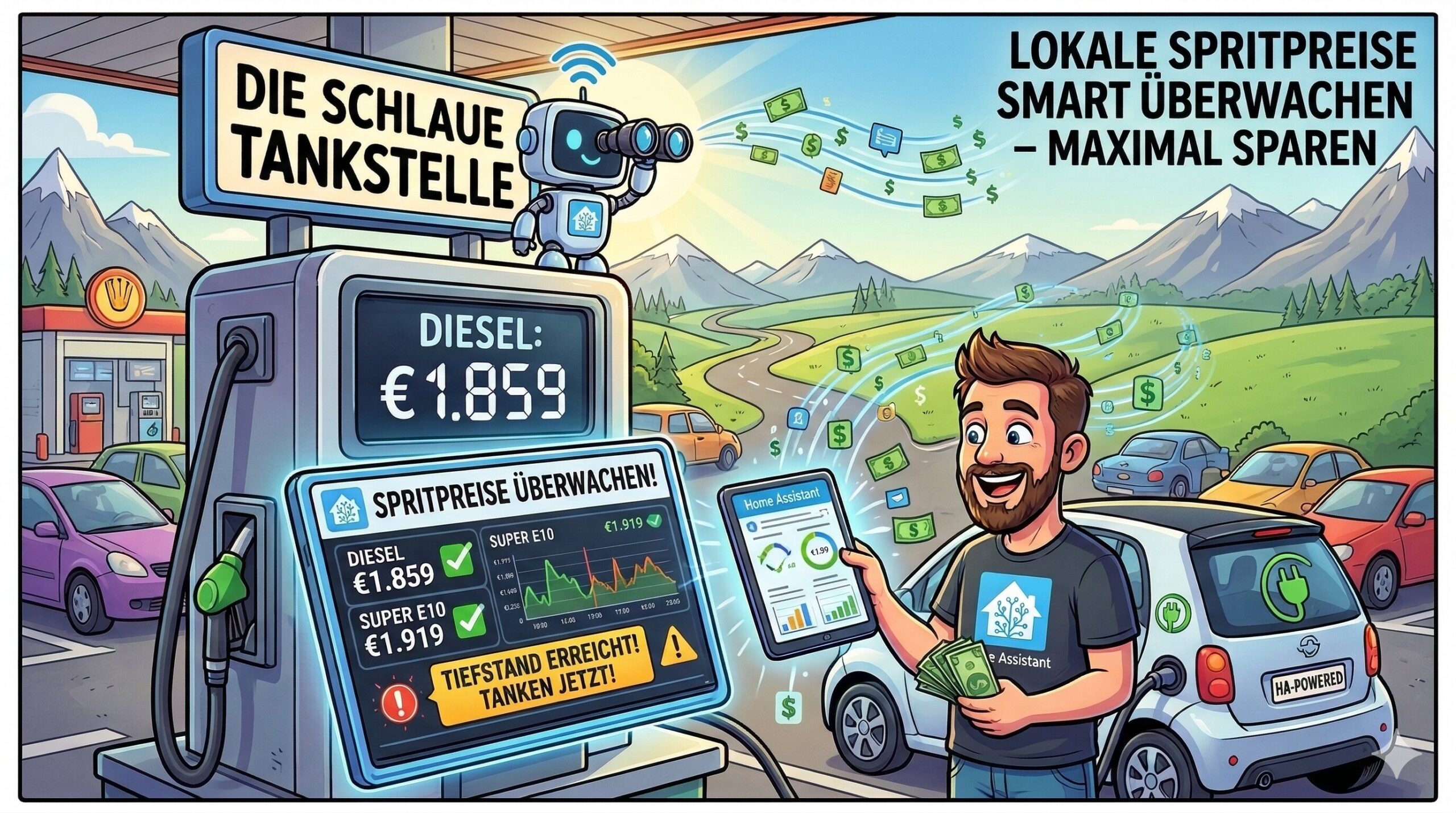 So tankst du immer zum besten Preis