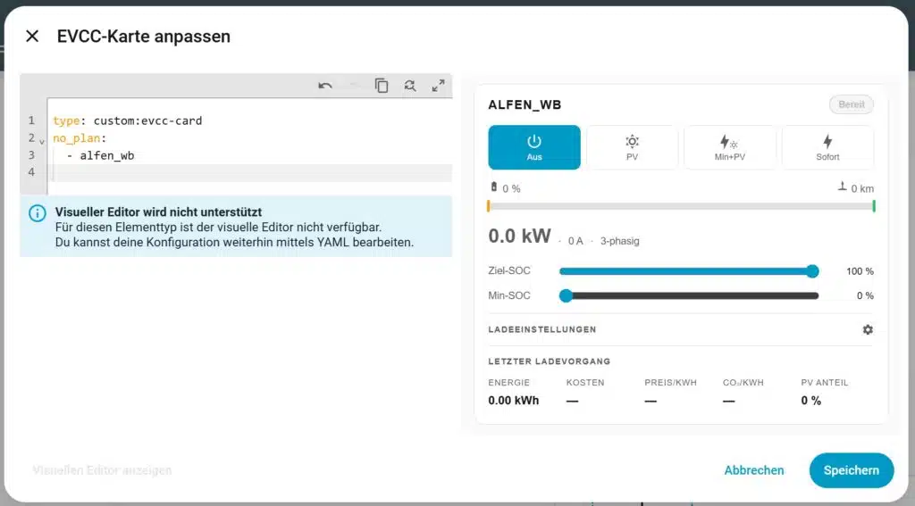 Perfekte Ladekontrolle im Smart Home: Die neue EVCC-Card für Home Assistant Perfekte Ladekontrolle im Smart Home: Die neue EVCC-Card für Home Assistant