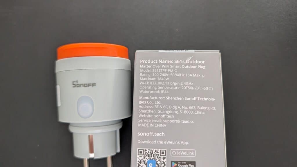 Smart Home für den Außenbereich: Die neue SONOFF S61s Outdoor Steckdose mit Matter