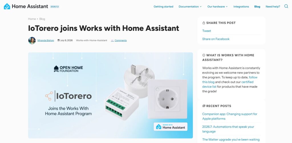 Gefangen zwischen Jedi-Kräften und der nackten Solar-Realität? IoTorero ist jetzt Teil von Works With Home Assistant