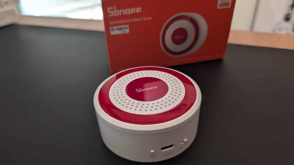 Startseite Zigbee Sirene von SONOFF
