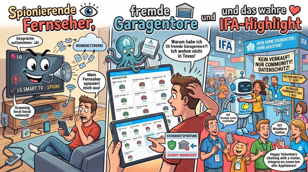 Spionierende Fernseher, fremde Garagentore und das wahre IFA-Highlight