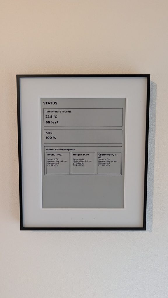 reTerminal E1004 im Alltagstest: Ein 13,3"-Farb-E-Paper-Bilderrahmen, der 100 % lokal läuft Ein PoC für ein Dashboard mit echten Daten aus Home Assistant über ESPHome